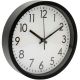 5. PP Wanduhr 20 cm Schwarz