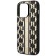 6. Karl Lagerfeld KLHCP14XPGKLSKW iPhone 14 Pro Max 6,7" Hardcase braun / braun Monogram Stripe