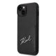 2. Karl Lagerfeld Signature Logo Cardslot-Hülle für iPhone 14 Plus – Schwarz