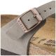 18. Birkenstock Gizeh Birko-Flor Nubuk Stone Regular Herren Flip-Flops Wide Grau (43391)