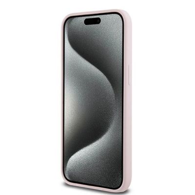 5. Karl Lagerfeld Silikon Karl&Choupette Ring MagSafe Case für iPhone 15 Pro Max - Pink