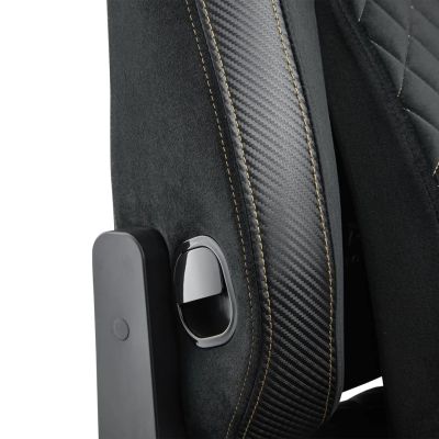 7. COUGAR CGR-T2F-GLB Universeller Gaming-Stuhl mit gepolsterter, bezogener Sitzfläche, Schwarz