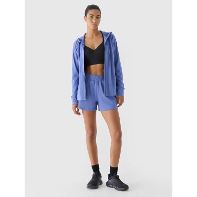 2. Schnelltrocknende Trainingsshorts für Damen 4F 4FWAW24TFSHF705-31S