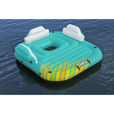 6. Bestway 43407 Pool- und Strandinsel, mehrfarbig, einfarbig, PVC