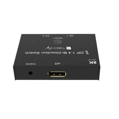 7. Techly IDATA-DP-2DP-8KT DisplayPort-Videoschalter