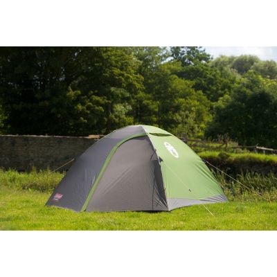 6. Coleman Darwin 3 3-Personen-Zelt – grau/grün