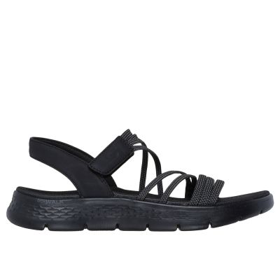 3. Skechers Damen GO WALK FLEX SANDALE EMMA 141473 BKGY