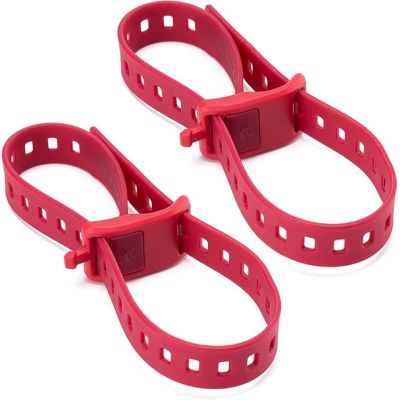 Quanature Befestigungsriemen, 2 Stück, 46 cm, rosa