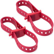 Quanature Befestigungsriemen, 2 Stück, 46 cm, rosa