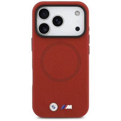 3. BMW M FW MagSafe Hülle mit Metalllogo für iPhone 17 Pro – Rot