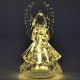4. Dekorative Engel aus Acryl, 9 cm, mit LED-Beleuchtung, 3 Stück