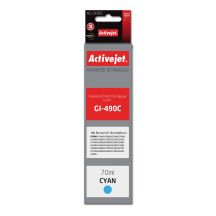 Activejet AC-G490C Tinte (Ersatz für Canon GI-490C; Supreme; 70 ml; 7000 Seiten, blau)