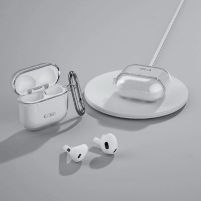 7. Tech-Protect FLEXAir-Hülle für Apple AirPods 4 – transparent