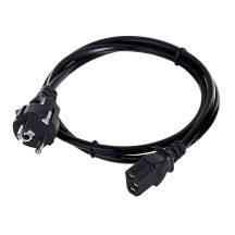 SAVIO CL-89 Kabel (C13 / IEC C13 / IEC 320 C13 - Schuko M; 1,2 m; schwarz)