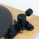 4. The House Of Marley EM-JT010-SB Plattenspieler mit drehbarem Plattenteller, Riemenantrieb, Schwarz, Holz
