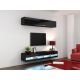 3. TV-Schrank VIGO NEW '140' 30/140/40 schwarz/schwarz poliert