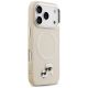 4. Karl Lagerfeld Karl & Choupette Pins MagSafe Hülle für iPhone 17 Pro – Beige