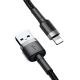 5. Baseus Cafule USB-A / Lightning 1,5A QC 3.0 Kabel 2 m - Schwarz