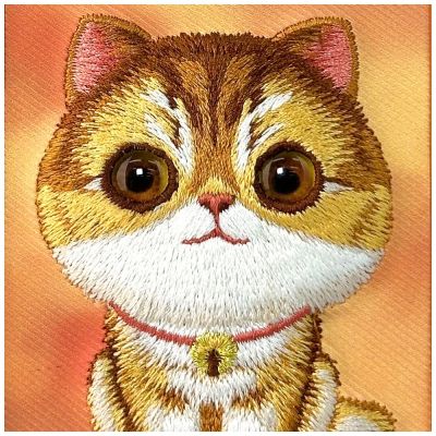 6. Nimmy Big Eyed Pet 2.0 Katzenhülle für iPhone 17 Pro Max – Orange
