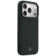 4. Mercedes Leder-Mesh-Hülle mit Bow Line MagSafe für iPhone 18 Pro / 17 Pro – Schwarz