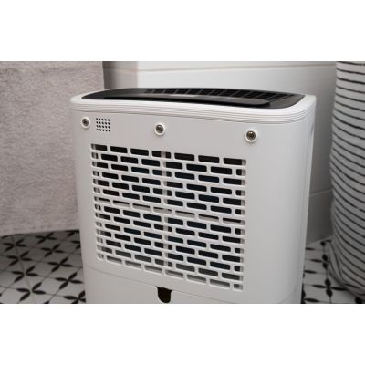 4. ELDOM Luftentfeuchter OP1130, Fassungsvermögen 2,3 l, Luftdurchsatz 100 m³/h, Effizienz 10 l/24 h (30 °C, 80 % relative Luftfeuchtigkeit)