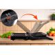 6. ELDOM KONTAKTGRILL GK110 800W SCHWARZ UND SILBER