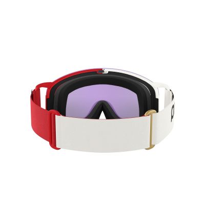 3. POC Nexal Skibrille Weiß/Rot