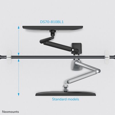 9. Neomounts DS70-810BL1 Monitorhalterung/Ständer 81,3 cm (32") Schreibtisch Schwarz