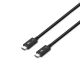 5. Lindy 31130 Thunderbolt-Kabel 1 m 80 Gbit/s Schwarz