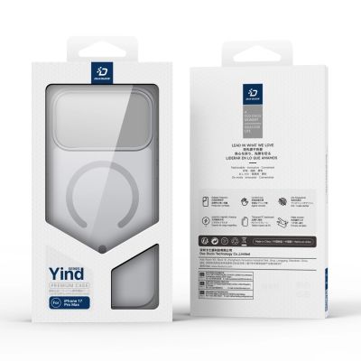 9. Dux Ducis Yind iPhone 17 Pro Max Hülle Kompatibel mit MagSafe - Grau