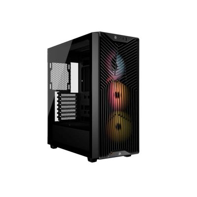 7. Corsair 3200D RS ARGB Mid-Tower Schwarzes Gehäuse