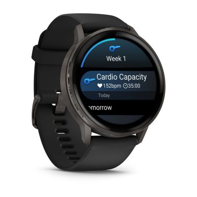 3. GARMIN Venu 4 45mm Black Slate Smartwatch