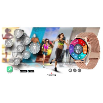 17. GIEWONT Damen-Smartwatch GW330-1 in Roségold