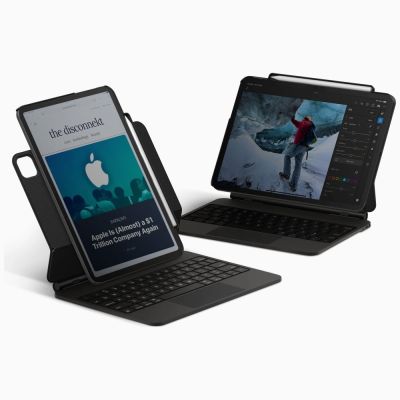 6. Uniq Axel Hülle für iPad Air 13" 2024 / 2025 / iPad Pro 13" 2024 - Schwarz