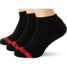 HUGO 3P LC lange Socken schwarz (50514916-001)