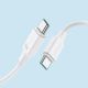 3. Joyroom Long-Lasting Series A9 USB-C / USB-C PD QC-Kabel 60W 3A 1m - Schwarz