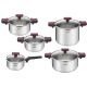 4. TEFAL Cook & Clip Topfset, 10-teilig G723SA74