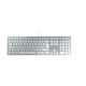 CHERRY KC 6000C für MAC Tastatur, universell, USB, QWERTZ, Neusilber