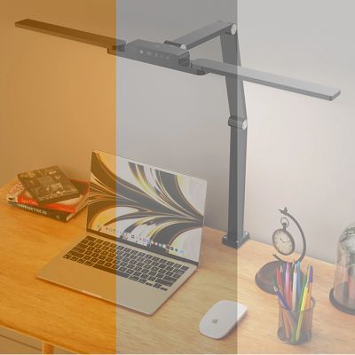 6. Wozinsky WLM-800 Schreibtischleuchte über dem Monitor mit Fernbedienung – schwarz