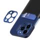 4. Leder Stand Case für iPhone 14 Cover Card Wallet mit Ständer blau