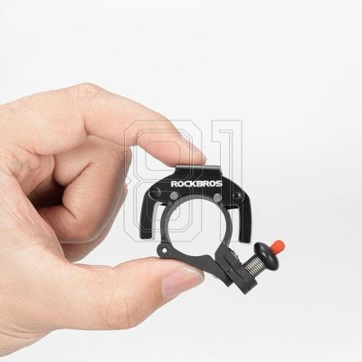 3. Rockbros 34210006001 C-förmige Fahrradklingel, Schwarz 