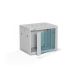 ALANTEC 19" 9 HE 600x450 Wandgehäuse, Glastür, grau, zur Selbstmontage – Flat Pack (SW-9U-600-450-01-SF)