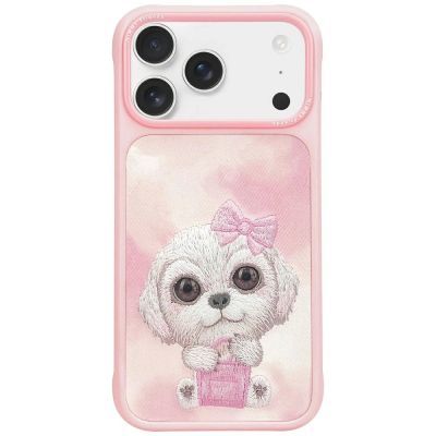 Nimmy Big Eyed Pet 2.0 Hunde-Schutzhülle für iPhone 17 Pro Max, Pink