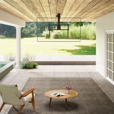 13. MACLEAN Elektrische TV-Deckenhalterung, Tuya-Halterung, max. VESA 800x400, für Fernseher von 43-86 Zoll, max. 55 kg, MC-176 T