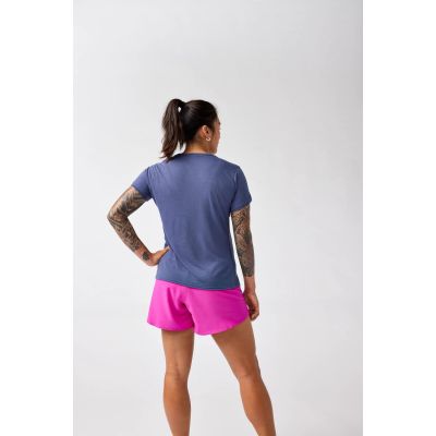 2. Distance Short Sleeve 3.0 Lauf-T-Shirt für Damen, Blau