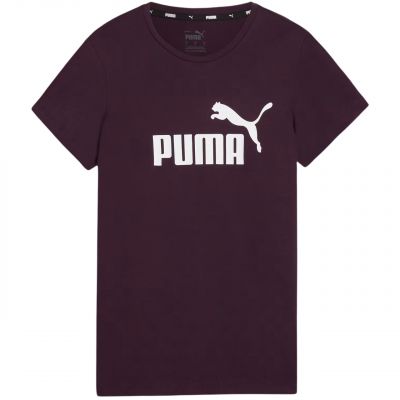 Puma Damen ESS Logo Tee Dunkelviolett 586775 39