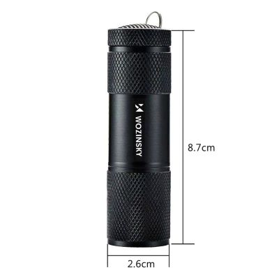 3. Wozinsky WLD-9L IP65 UV-Taschenlampe zur Spurensuche – Schwarz