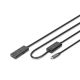 Digitus Aktives USB 3.2 Gen1 5G Verlängerungskabel, USB-C auf USB-A, 10 m
