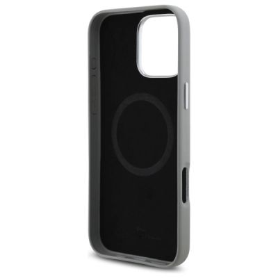 7. BMW-Logo-Metallhülle mit MagSafe-Funktion für iPhone 16 Pro Max – Grau