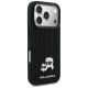 4. Karl Lagerfeld Strass-Hülle mit Karl&Choupette-Motiv für iPhone 17 Pro – Schwarz